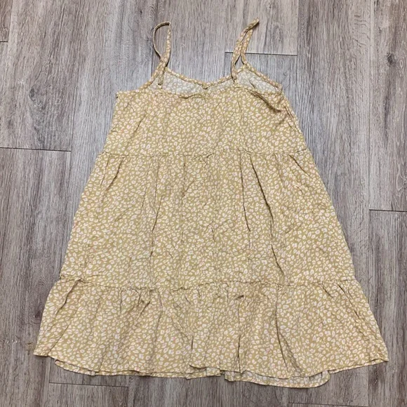 Billabong floral yellow dress large - Picture 4 of 7